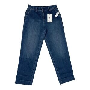 Gloria Vanderbilt Classic Fit Tapered Jeans Womens 6 Blue‎ NWT